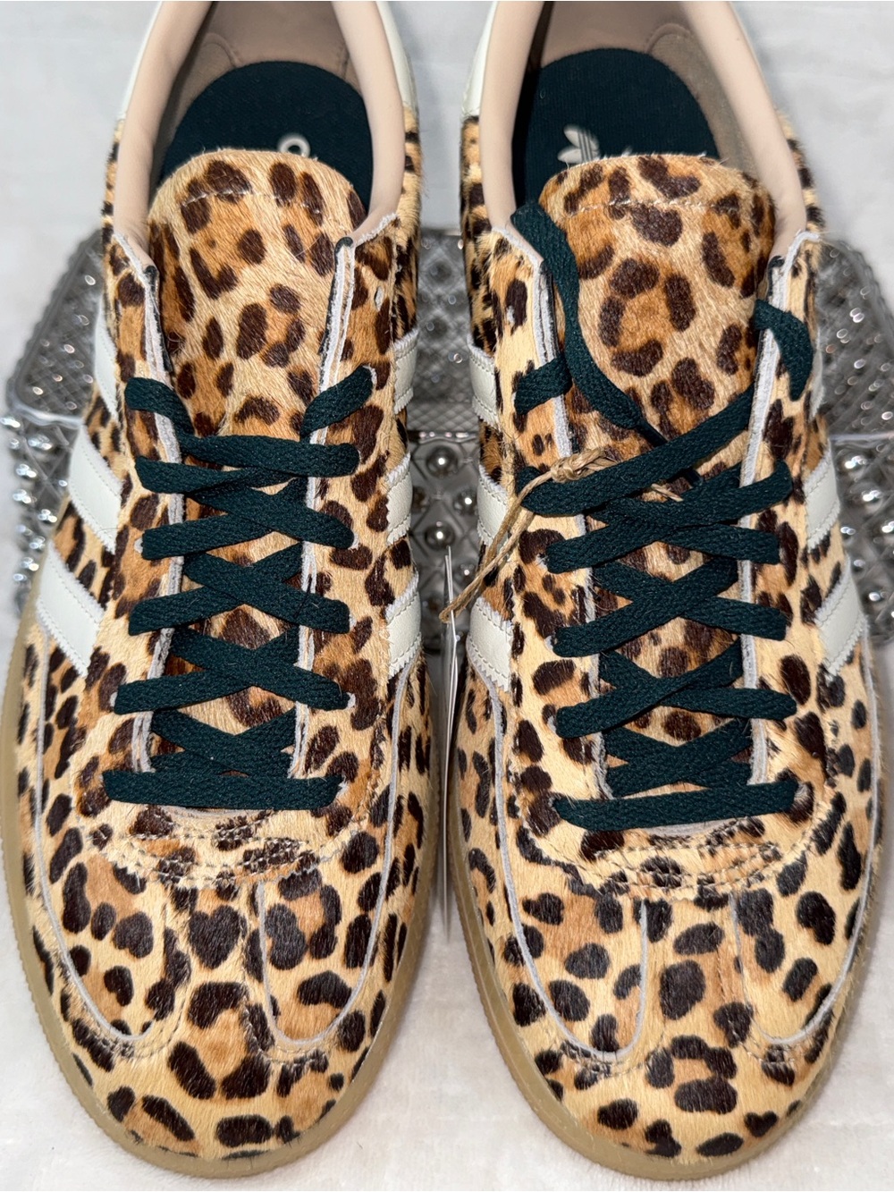 Adidas Handball Spezial W Leopard Sneakers Wmns 10.5/Mens 9 KI6678 - Picture 12 of 16